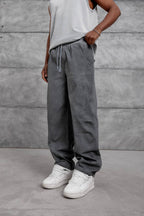 Washed Grey Pants