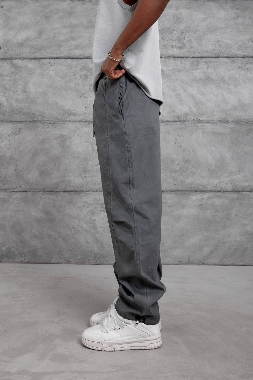 Washed Grey Pants
